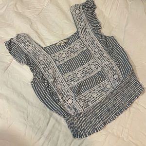 American Eagle Outfitters Eyelet Crop